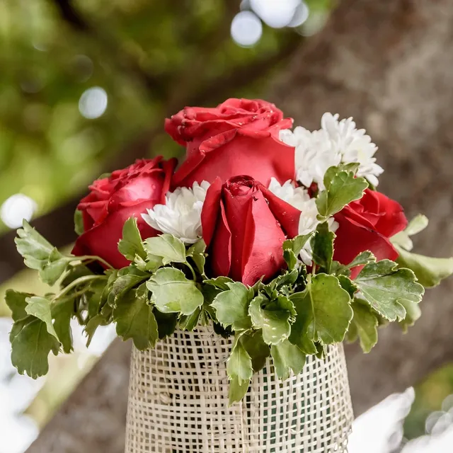 Swaddle vintage bouquet | green (last one)