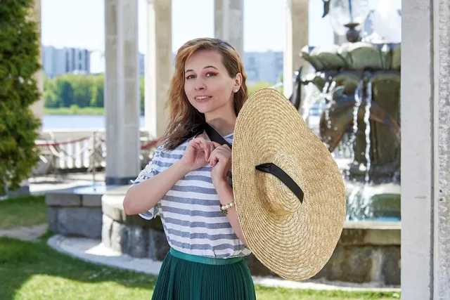 sailor hat - stripe