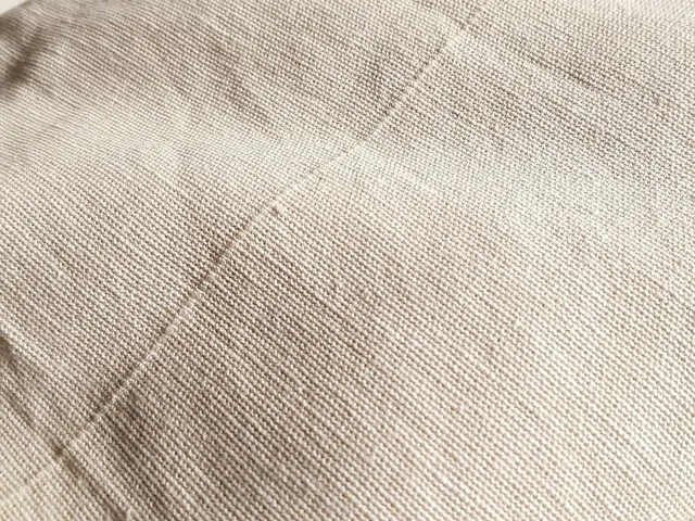 *PREORDER* QUILTED LINEN PLAY MAT SQUARE | NATURAL + CHESTNUT