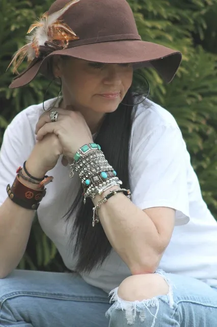 floppy hat - stripe
