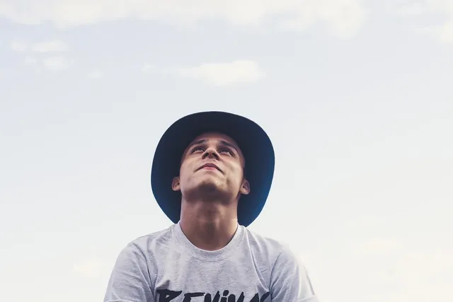 sailor hat - slate grey