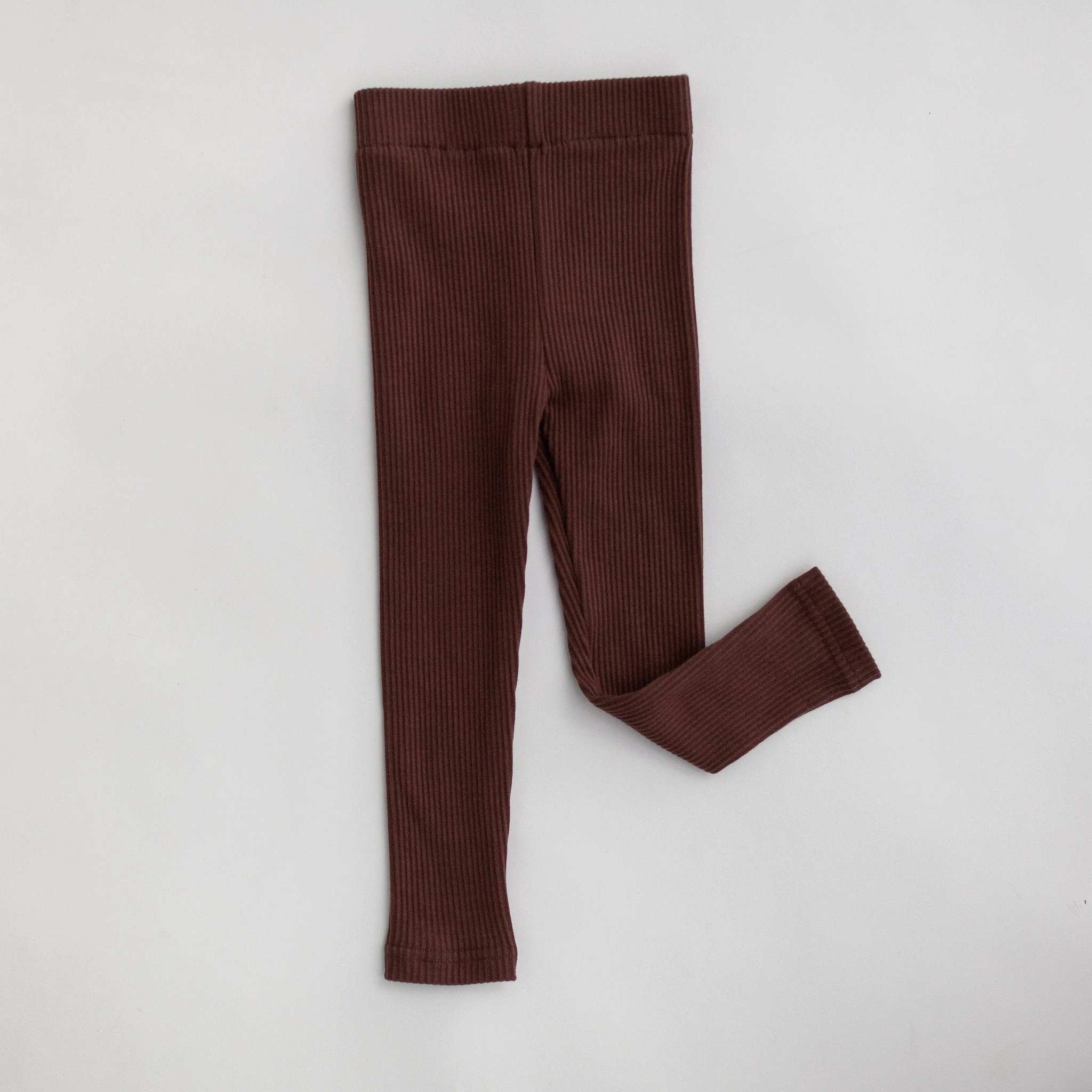 Ribbed Leggings | Fig