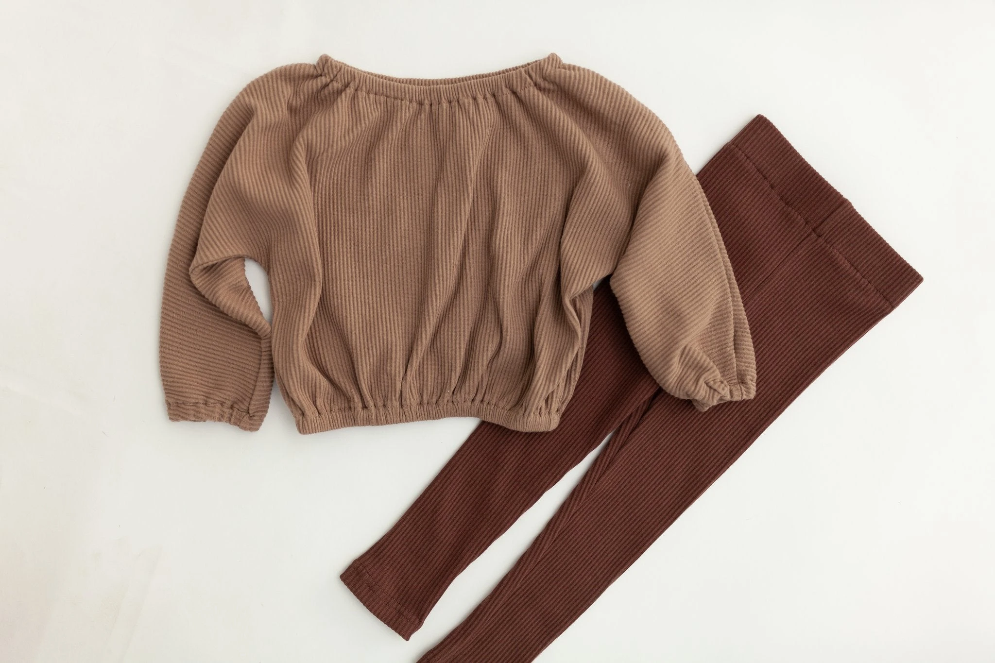 Ribbed Leggings | Fig