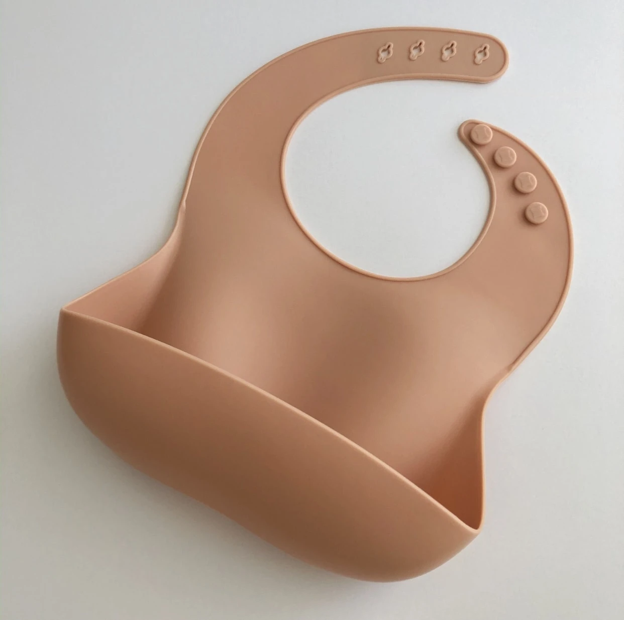 Silicone Bib - Abricot
