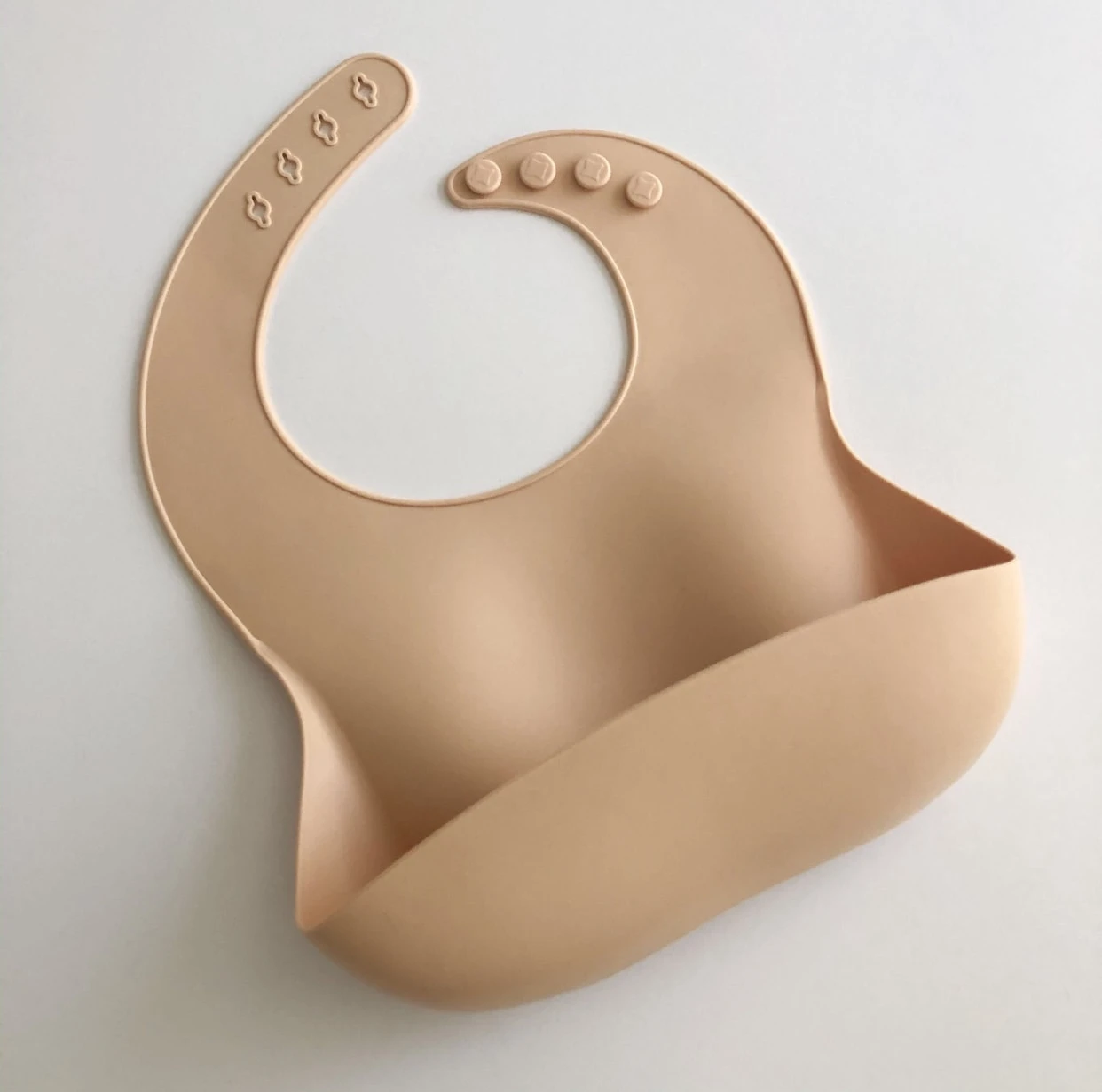 Silicone Bib - Beige (last one)